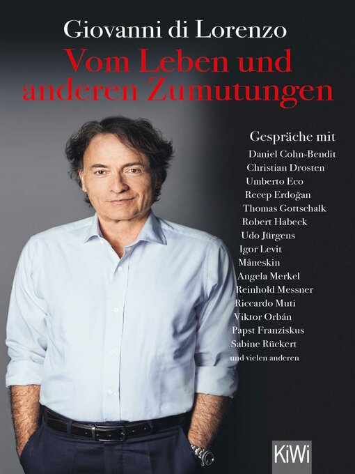 Title details for Vom Leben und anderen Zumutungen by Giovanni di Lorenzo - Wait list